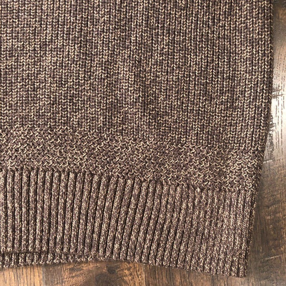 Red Head Men’s Size XXL 100% Cotton Knit Button Sweater Heather Brown Grandpa - Picture 8 of 12
